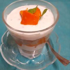 A picture of High Protein Guilt Free Layered Mango Float (no cook).