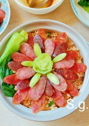 臘味飯(電鍋版) 的食譜成品照片