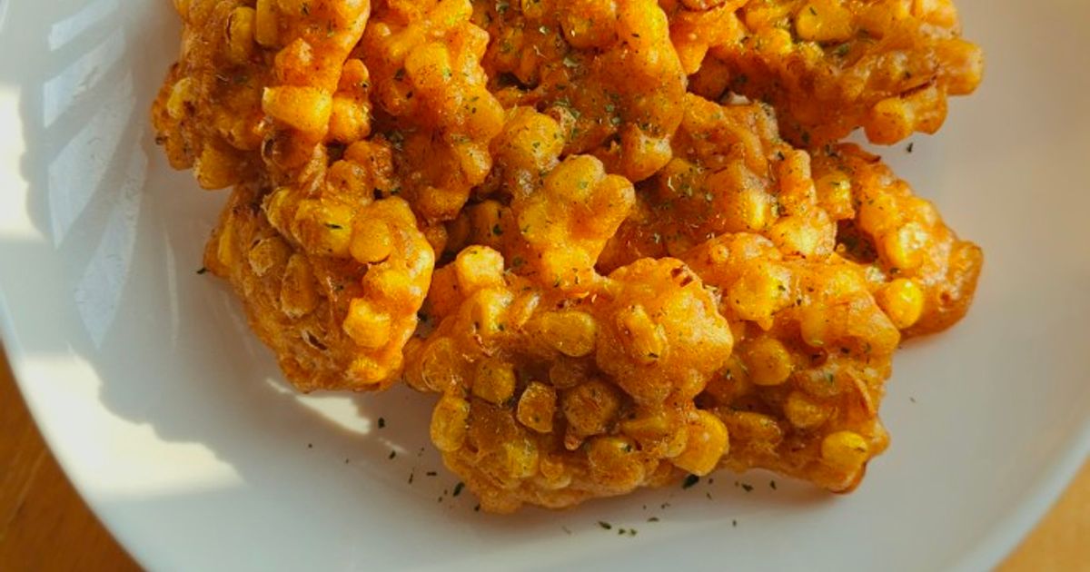 Bakwan Jagung Pedas Kriuk (Tanpa Telur)