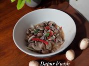Gambar jamur kancing saus tiram
