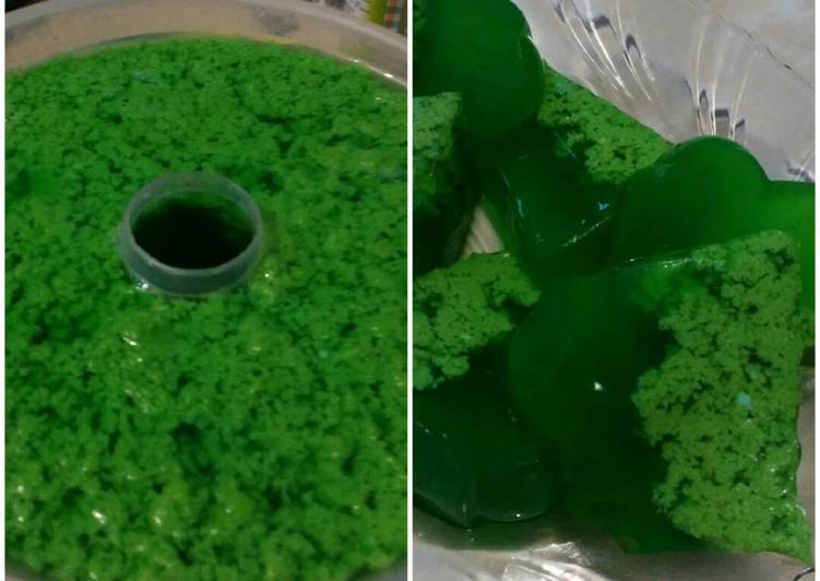 Cara Gampang Menyajikan Puding Lumut / Agar-agar Lumut Sederhana