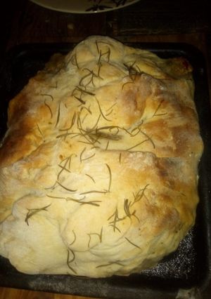 Una foto de Pan de pizza relleno