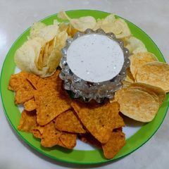 A picture of Cheese spread/dip.