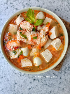 Foto resep Sup Udang Tahu