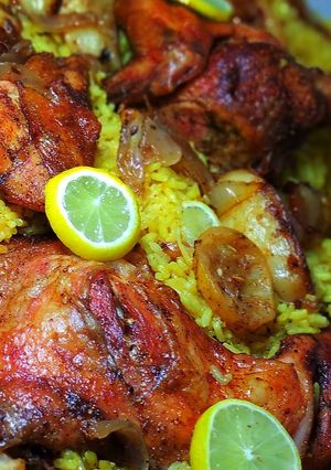 صورة لوصفة فراخ مشويه بالبصل والليمون
