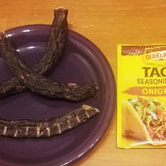 Smokey Taco Beef Jerky A picture of Smokey Taco Beef Jerky.