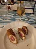 Rulos crujientes de Salchichas y Queso