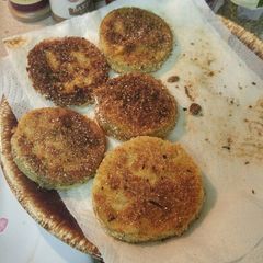 Fried Green tomatoes A picture of Fried Green tomatoes.