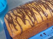 Una foto de budin de mandarinas