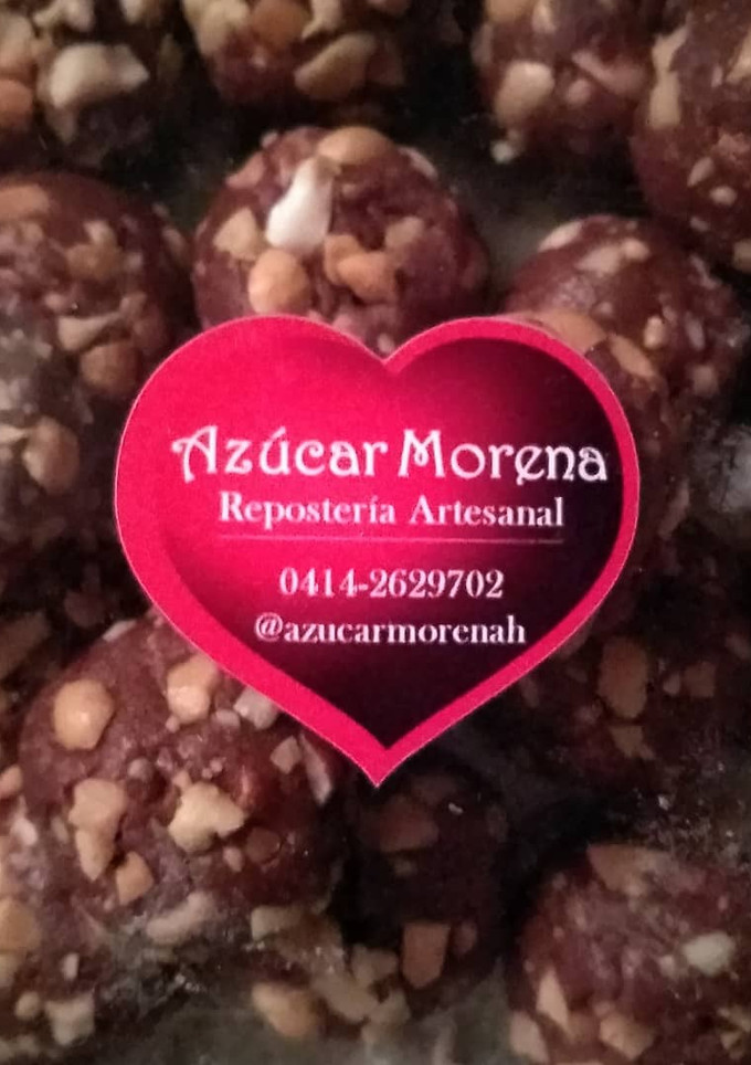 Una foto de Trufas de chocolate y maní