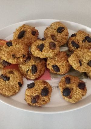 A picture of Healthy Banana & oats cookies.