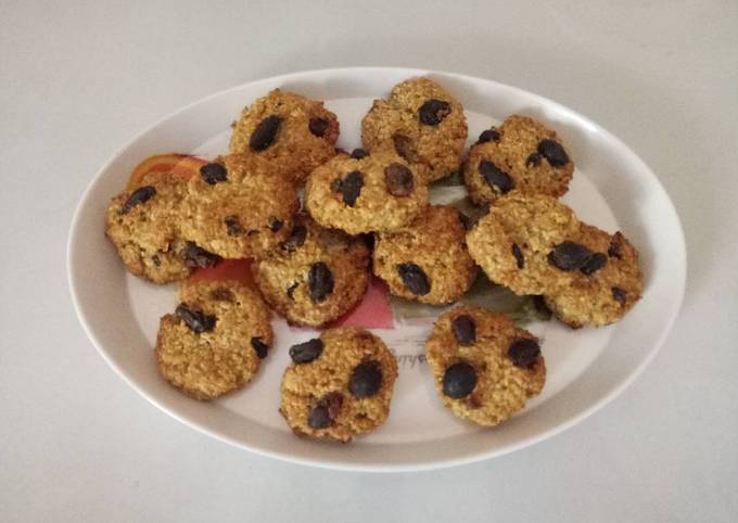 Healthy Banana & oats cookies