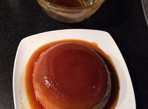 Una foto de Flan tarasco de tofu