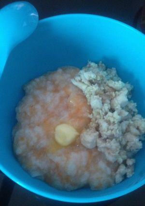 Foto resep Bubur bandeng balur tahu mpasi 8+