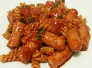 Gambar fusilli bolognese ayam