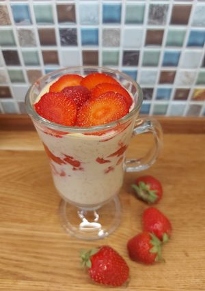 Epres- fehércsokis tejberizs recept fotója