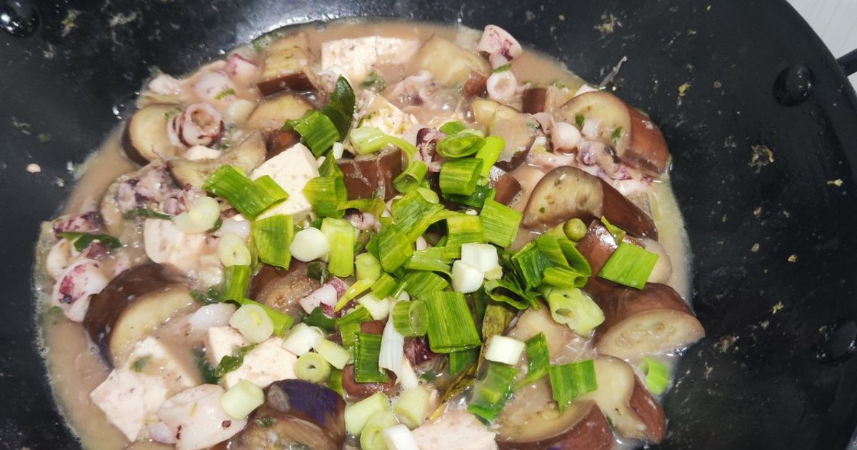 Tumis Cumi, Terong Cabe Hijau