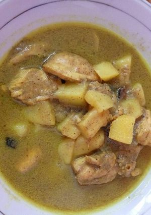 Foto resep Gulai Ayam tanpa santan