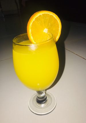 A picture of Homemade Orange juice.