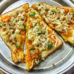 Bread pizza A picture of Bread pizza.