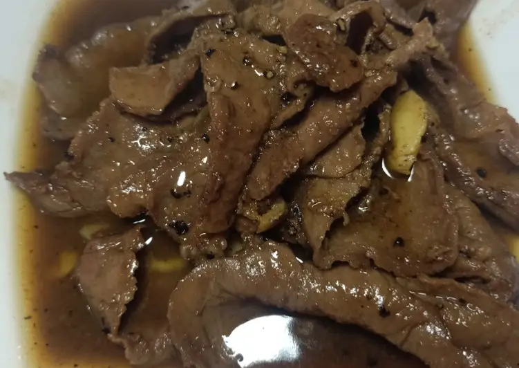 Fresh, Memasak Beef lada hitam Ala Warung