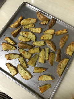Foto resep Baked potato wedges (side dish)