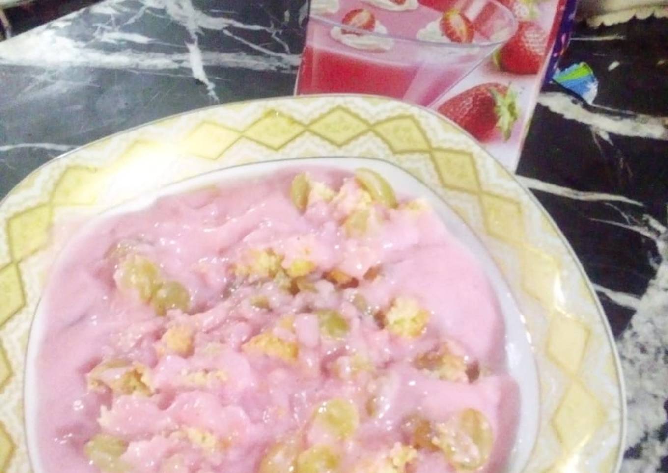 Strawberry Custard