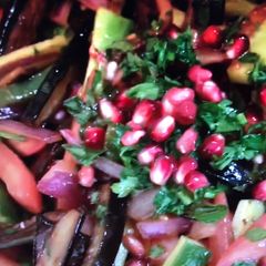 A picture of Eggplant salad.