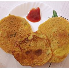 A picture of Split Yellow Moong Dal Dhirde /Dosa.