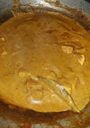 A picture of Shahi paneer.