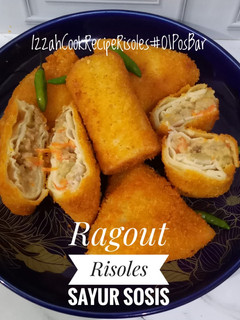 Foto resep Risoles Ragout Sayur Sosis (lipat; segitiga dan amplop)