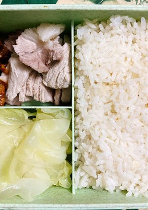 Hình của món Cơm trưa cho Bố- thịt chưng mắm tép.