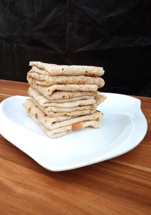 A picture of Garlic Soft Layered Chapati.