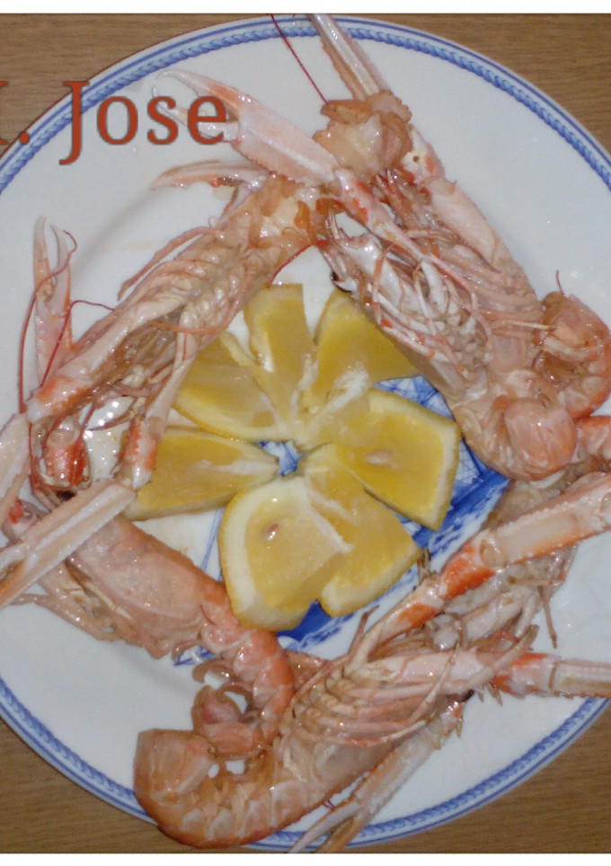 Una foto de Cigalas cocidas