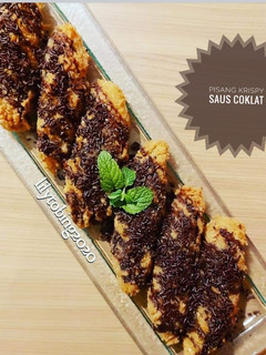 Foto resep Pisang krispy saus coklat