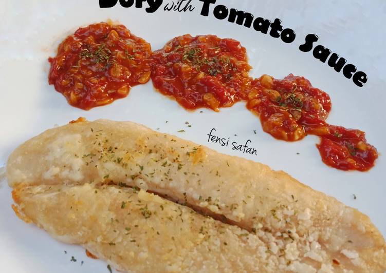 Proses Membuat Dory with Tomato Sauce, Lezat Sekali