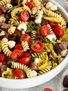 A picture of Gluten-Free Italian Pasta Salad.