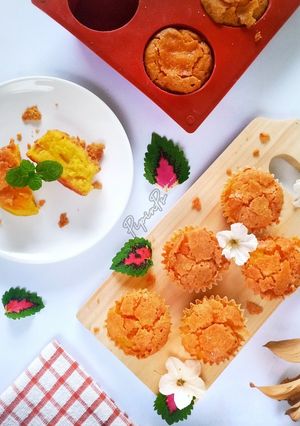 Foto resep (Nangka) Jackfruit Cracked Cupcake Gluten Free