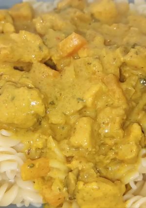 Une photo de Poulet au curry