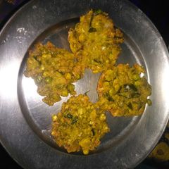 Green peas vada A picture of Green peas vada.