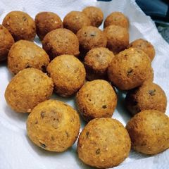 A picture of Chauli(lobia) ke pakode.