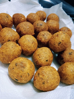 A picture of Chauli(lobia) ke pakode.