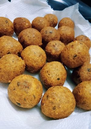 A picture of Chauli(lobia) ke pakode.