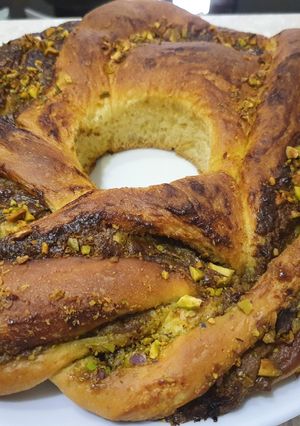 Foto di Torta angelica di mezzanotte alla crema di pistacchio