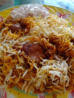 A picture of Chicken pullav.