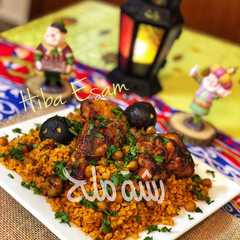 مجبوس البرغل بالدجاج-レシピのメイン写真