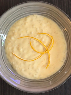 Une photo de Riz au lait à l'Orange