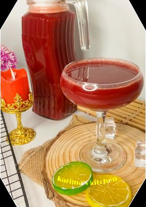 A picture of Beet watermelon lemonade.