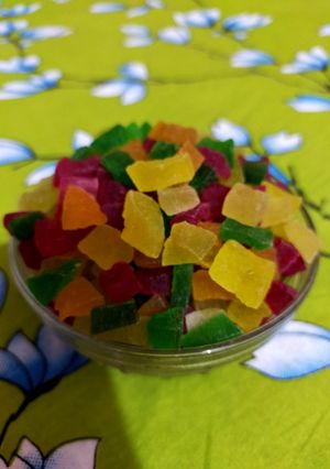 A picture of Homemade tutti fruti.