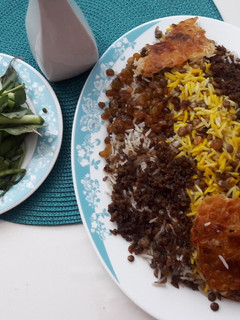 عکسی از دستور عدس پلو